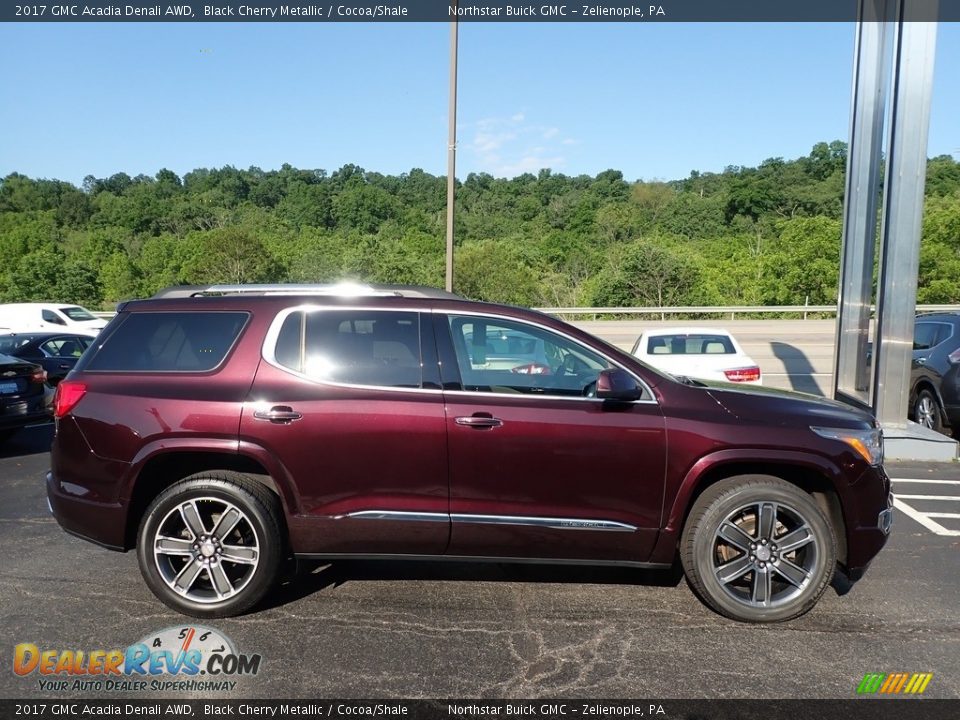 2017 GMC Acadia Denali AWD Black Cherry Metallic / Cocoa/Shale Photo #5