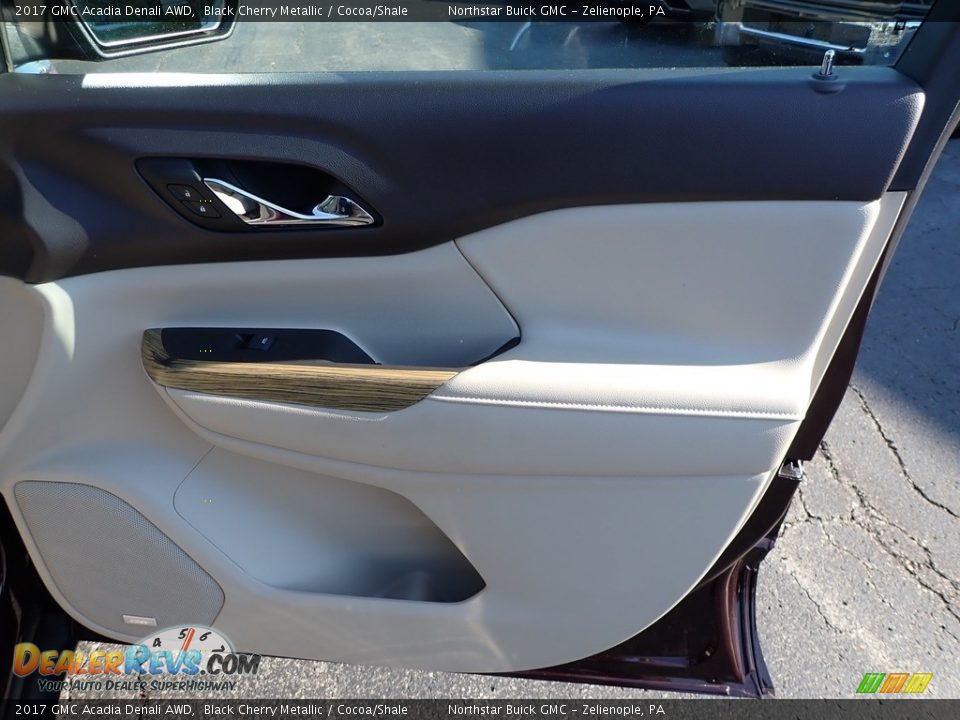 2017 GMC Acadia Denali AWD Black Cherry Metallic / Cocoa/Shale Photo #6