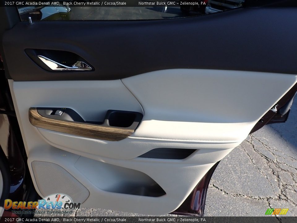 2017 GMC Acadia Denali AWD Black Cherry Metallic / Cocoa/Shale Photo #7