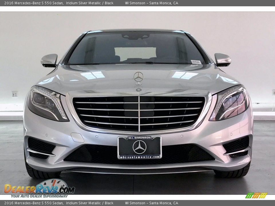 2016 Mercedes-Benz S 550 Sedan Iridium Silver Metallic / Black Photo #2