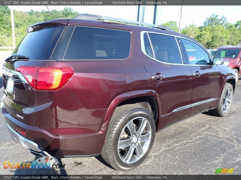 2017 GMC Acadia Denali AWD Black Cherry Metallic / Cocoa/Shale Photo #8