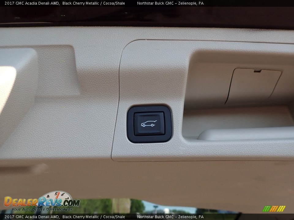 2017 GMC Acadia Denali AWD Black Cherry Metallic / Cocoa/Shale Photo #11