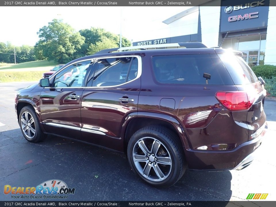 2017 GMC Acadia Denali AWD Black Cherry Metallic / Cocoa/Shale Photo #12
