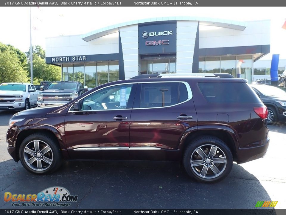 2017 GMC Acadia Denali AWD Black Cherry Metallic / Cocoa/Shale Photo #13