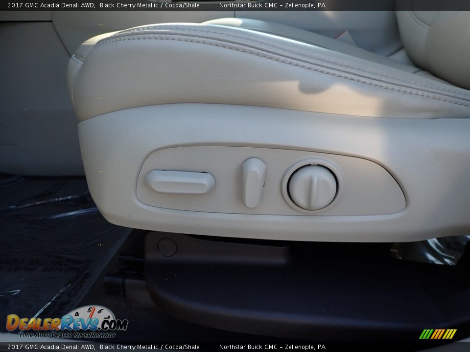 2017 GMC Acadia Denali AWD Black Cherry Metallic / Cocoa/Shale Photo #16