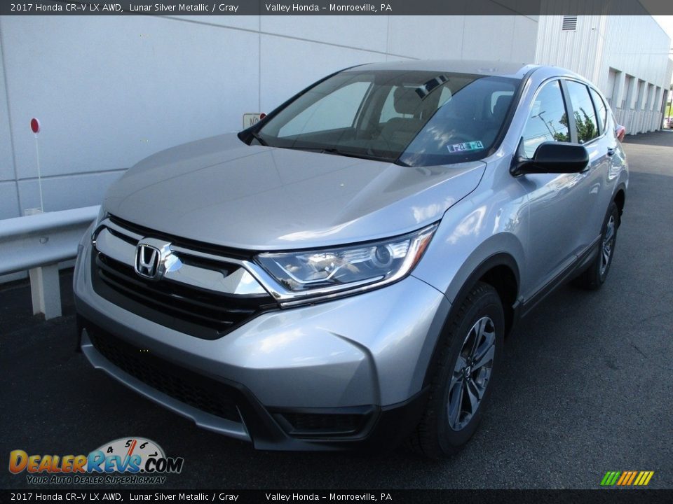 2017 Honda CR-V LX AWD Lunar Silver Metallic / Gray Photo #9