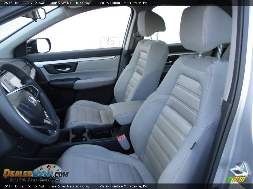 2017 Honda CR-V LX AWD Lunar Silver Metallic / Gray Photo #11