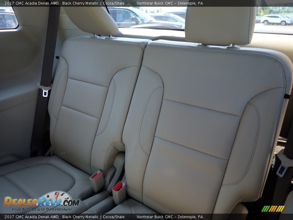 2017 GMC Acadia Denali AWD Black Cherry Metallic / Cocoa/Shale Photo #20
