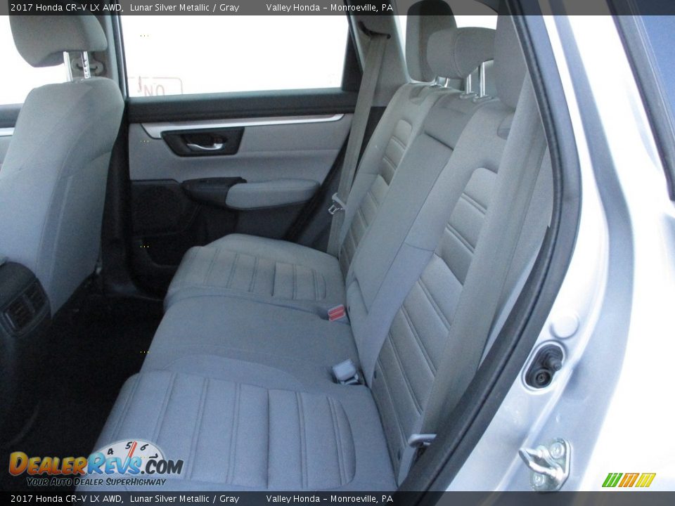 2017 Honda CR-V LX AWD Lunar Silver Metallic / Gray Photo #12