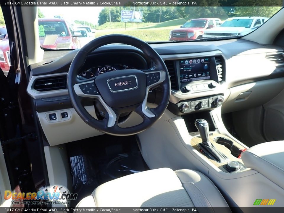 2017 GMC Acadia Denali AWD Black Cherry Metallic / Cocoa/Shale Photo #21