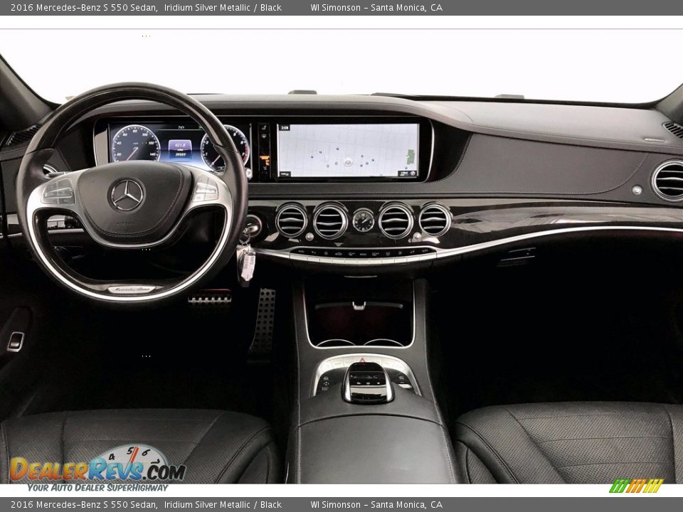 2016 Mercedes-Benz S 550 Sedan Iridium Silver Metallic / Black Photo #17