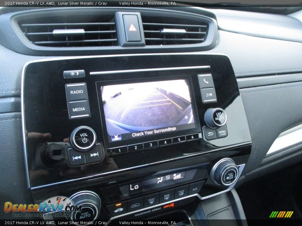 2017 Honda CR-V LX AWD Lunar Silver Metallic / Gray Photo #16