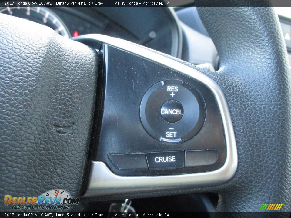 2017 Honda CR-V LX AWD Lunar Silver Metallic / Gray Photo #18