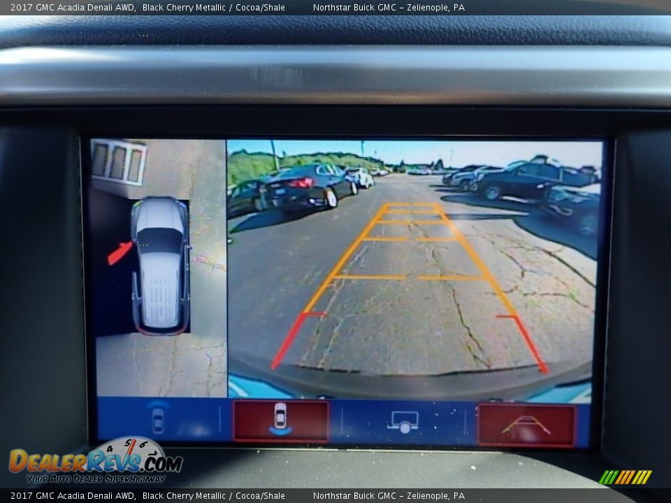 2017 GMC Acadia Denali AWD Black Cherry Metallic / Cocoa/Shale Photo #28