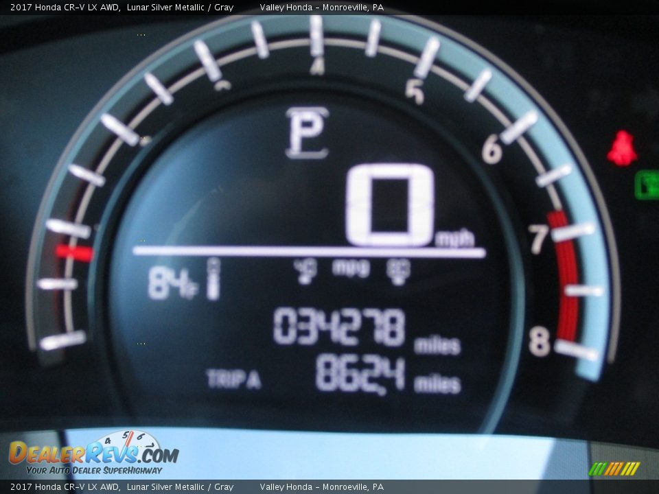 2017 Honda CR-V LX AWD Lunar Silver Metallic / Gray Photo #20