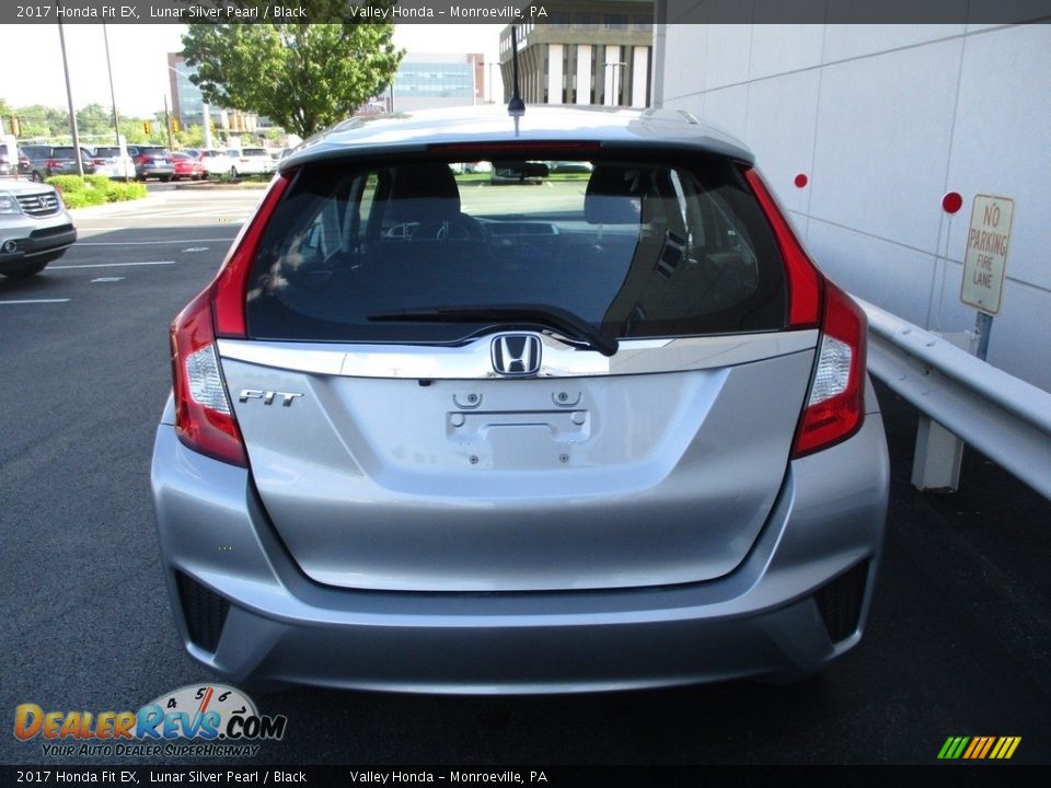 2017 Honda Fit EX Lunar Silver Pearl / Black Photo #4