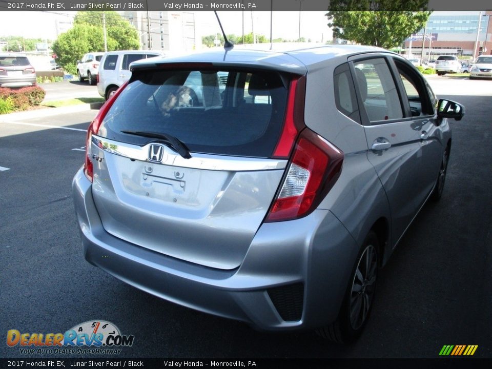 2017 Honda Fit EX Lunar Silver Pearl / Black Photo #5