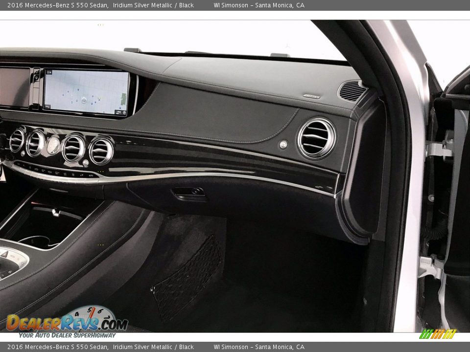 2016 Mercedes-Benz S 550 Sedan Iridium Silver Metallic / Black Photo #28