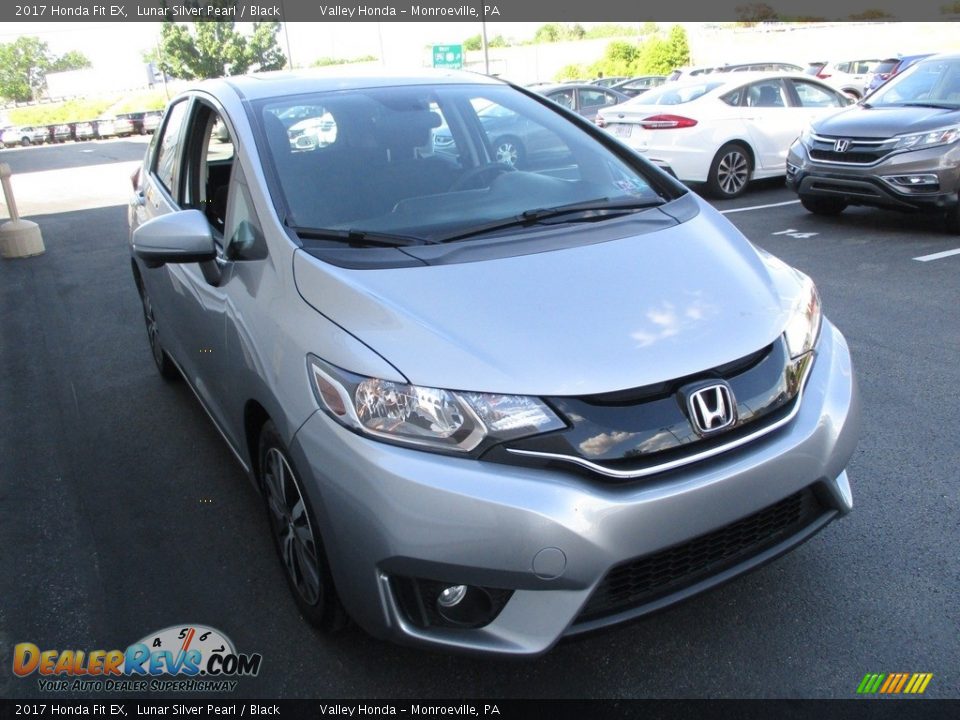 2017 Honda Fit EX Lunar Silver Pearl / Black Photo #7