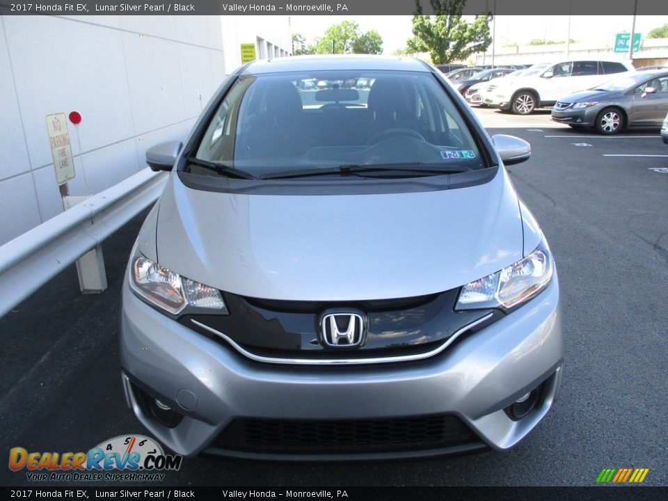 2017 Honda Fit EX Lunar Silver Pearl / Black Photo #8