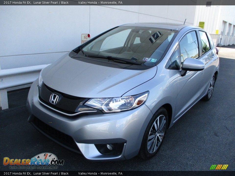 2017 Honda Fit EX Lunar Silver Pearl / Black Photo #9