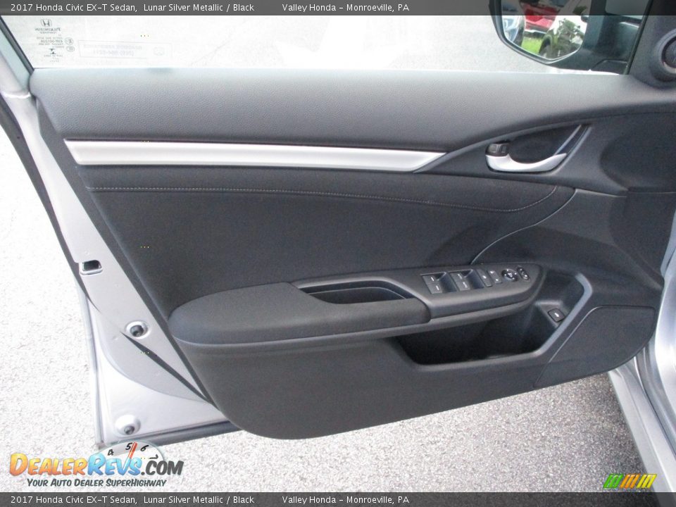 2017 Honda Civic EX-T Sedan Lunar Silver Metallic / Black Photo #9