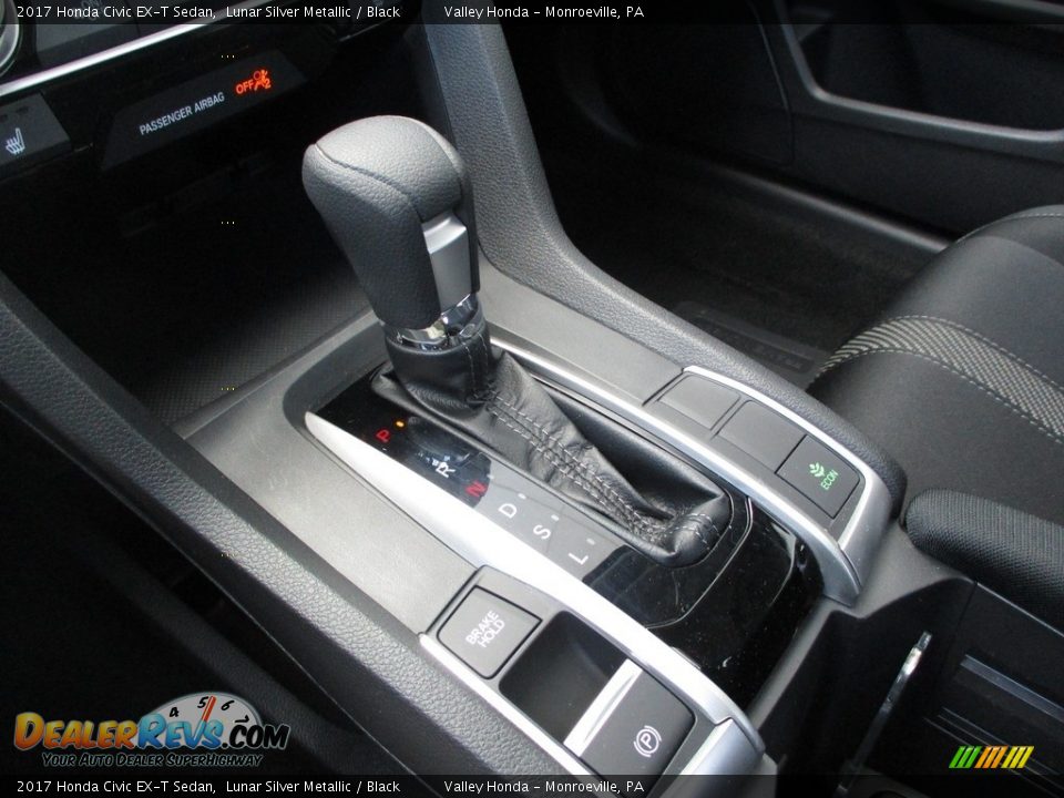 2017 Honda Civic EX-T Sedan Lunar Silver Metallic / Black Photo #14