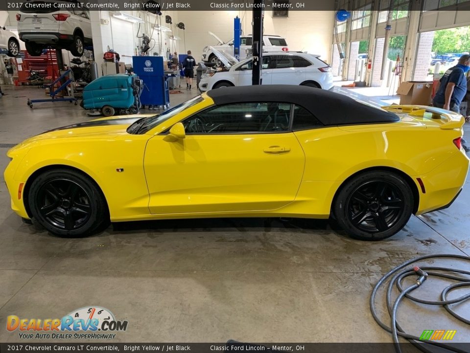 Bright Yellow 2017 Chevrolet Camaro LT Convertible Photo #2