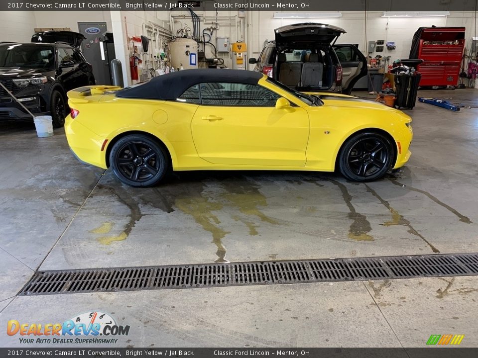 Bright Yellow 2017 Chevrolet Camaro LT Convertible Photo #3