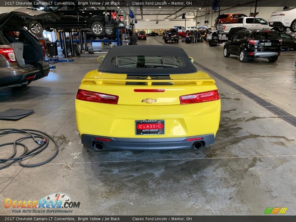 2017 Chevrolet Camaro LT Convertible Bright Yellow / Jet Black Photo #4