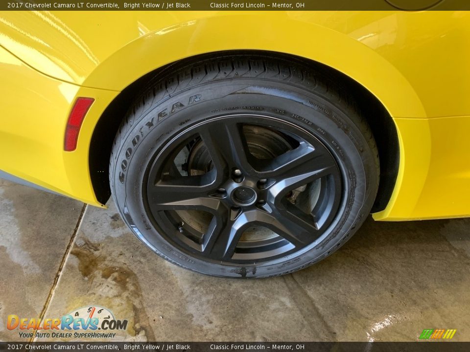 2017 Chevrolet Camaro LT Convertible Bright Yellow / Jet Black Photo #7