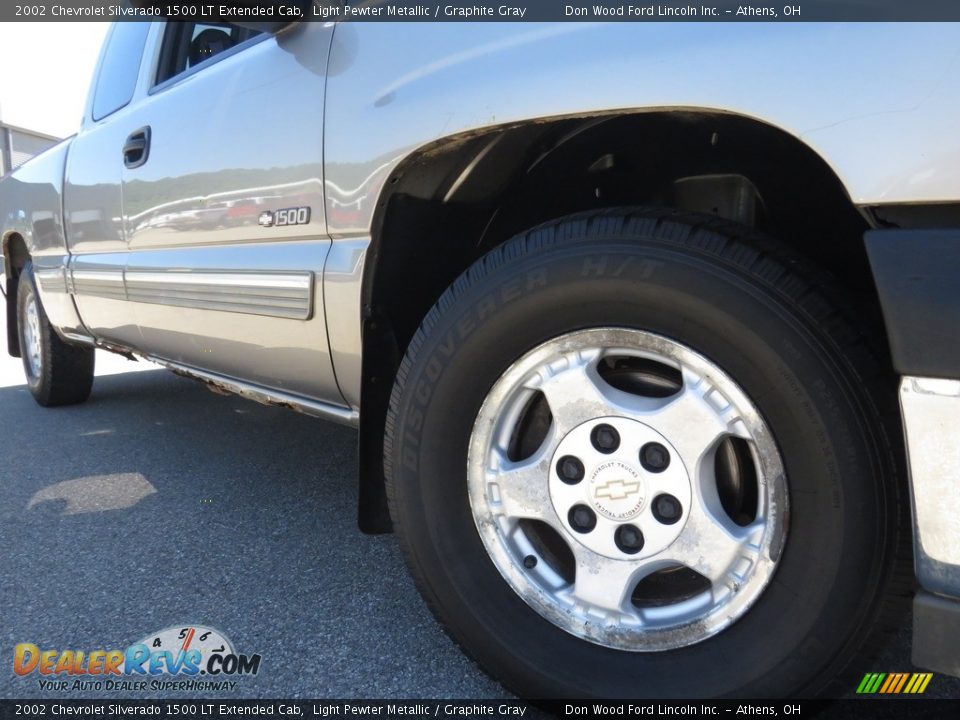 2002 Chevrolet Silverado 1500 LT Extended Cab Light Pewter Metallic / Graphite Gray Photo #3