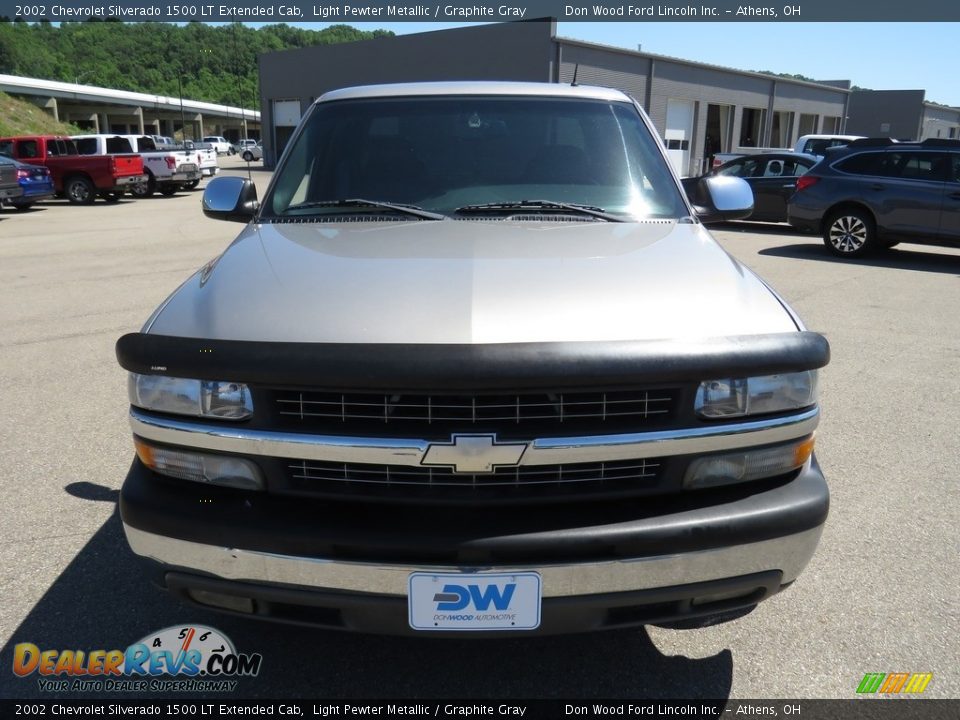 2002 Chevrolet Silverado 1500 LT Extended Cab Light Pewter Metallic / Graphite Gray Photo #4