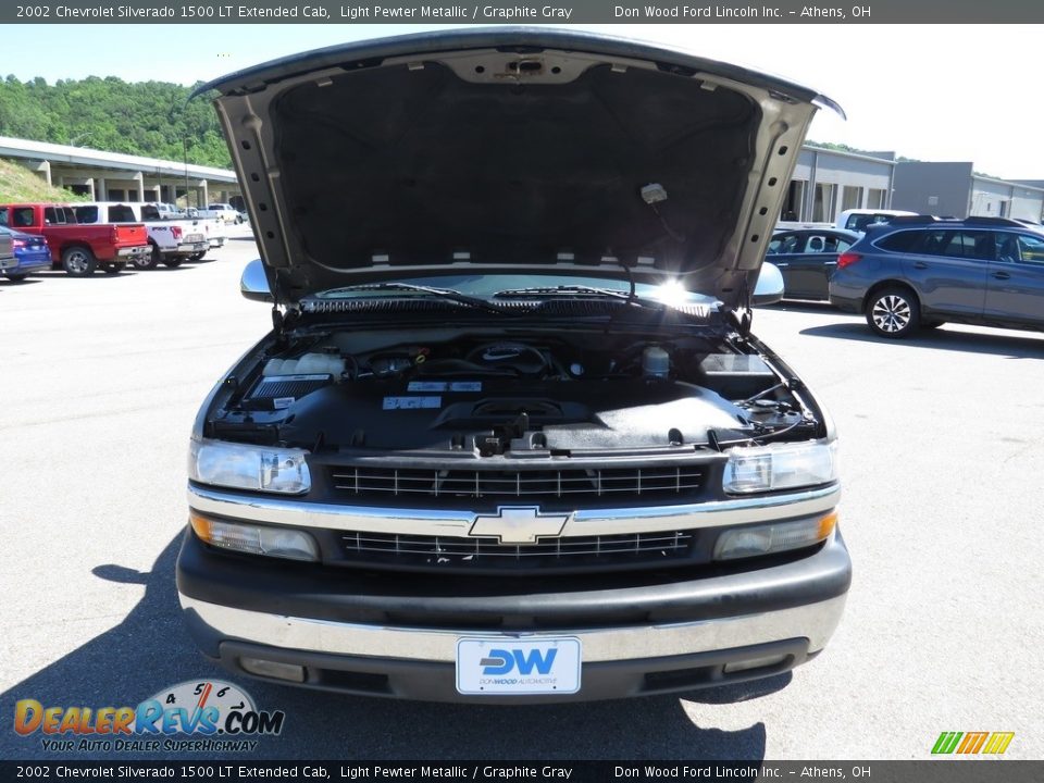 2002 Chevrolet Silverado 1500 LT Extended Cab Light Pewter Metallic / Graphite Gray Photo #5