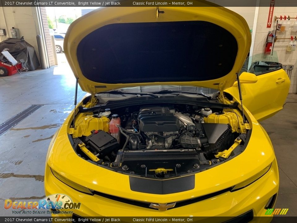 2017 Chevrolet Camaro LT Convertible Bright Yellow / Jet Black Photo #22