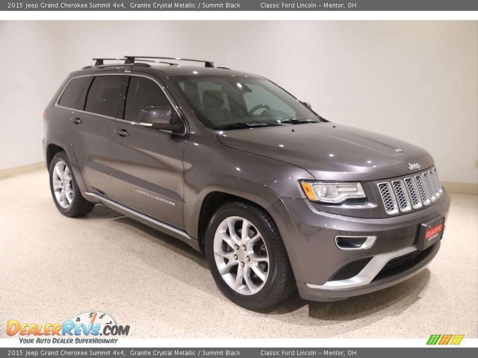 2015 Jeep Grand Cherokee Summit 4x4 Granite Crystal Metallic / Summit Black Photo #1