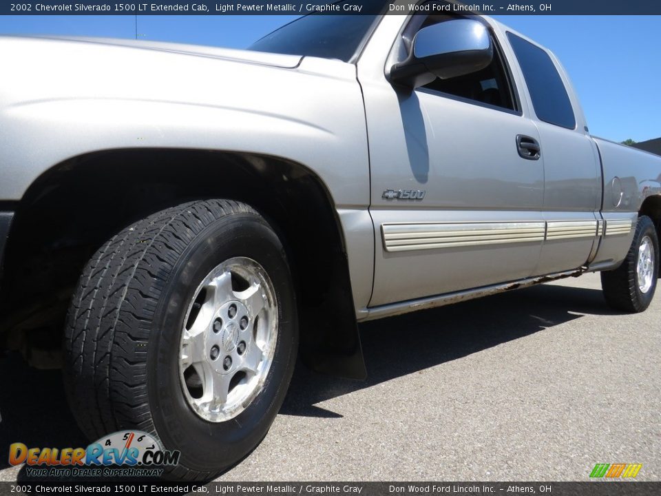 2002 Chevrolet Silverado 1500 LT Extended Cab Light Pewter Metallic / Graphite Gray Photo #8