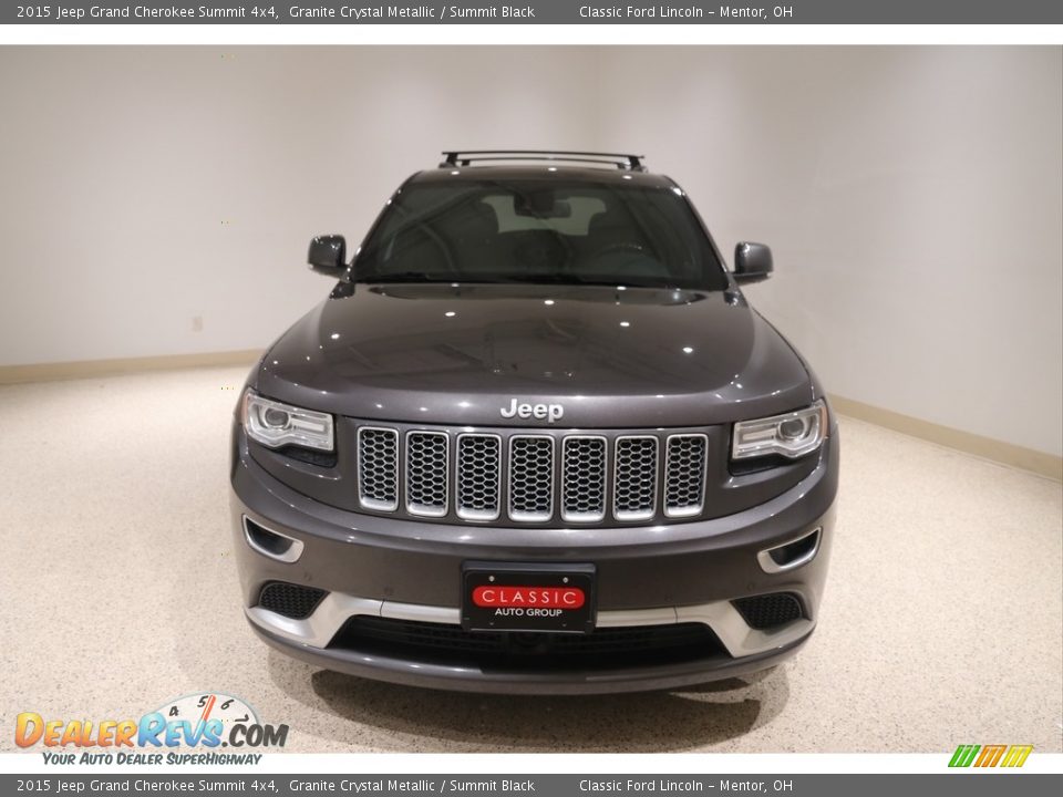 2015 Jeep Grand Cherokee Summit 4x4 Granite Crystal Metallic / Summit Black Photo #2