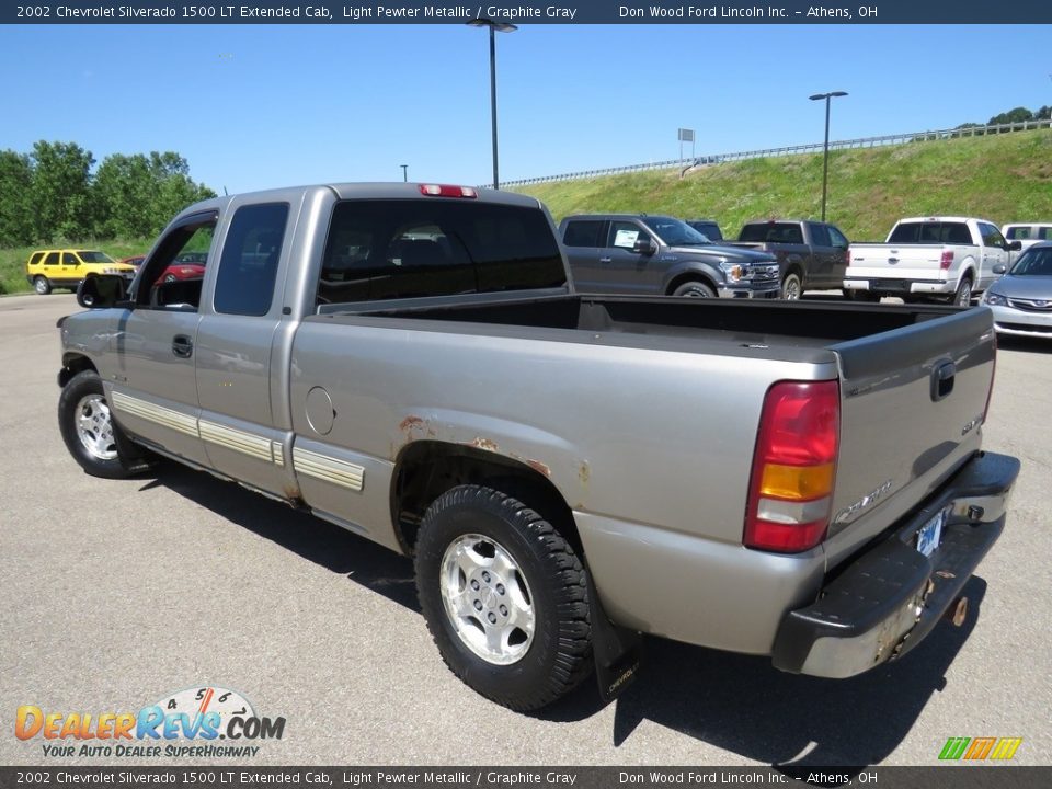 2002 Chevrolet Silverado 1500 LT Extended Cab Light Pewter Metallic / Graphite Gray Photo #9