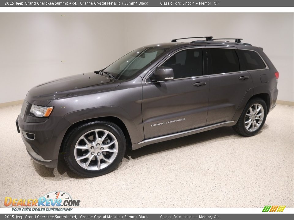 2015 Jeep Grand Cherokee Summit 4x4 Granite Crystal Metallic / Summit Black Photo #3