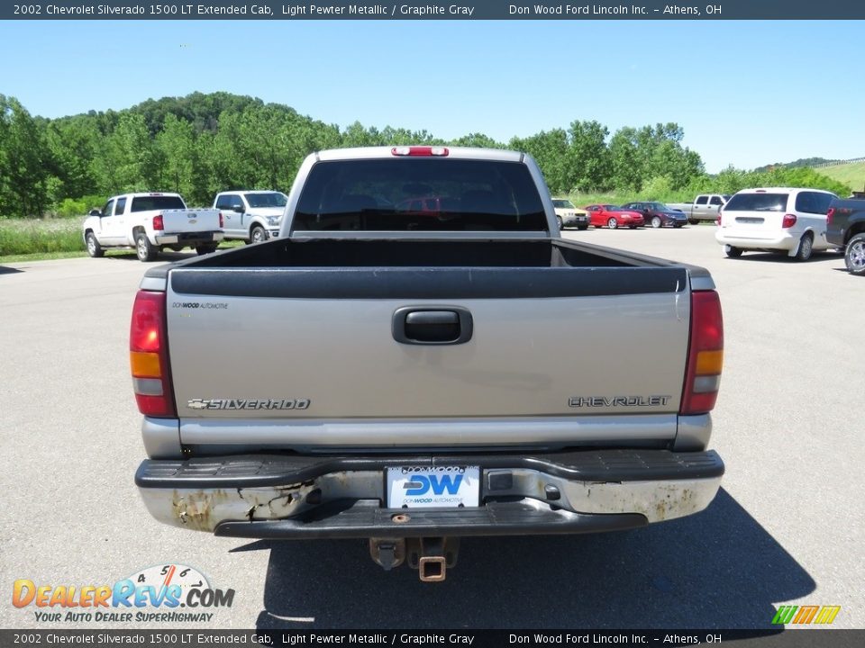 2002 Chevrolet Silverado 1500 LT Extended Cab Light Pewter Metallic / Graphite Gray Photo #11