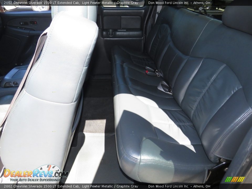 2002 Chevrolet Silverado 1500 LT Extended Cab Light Pewter Metallic / Graphite Gray Photo #19