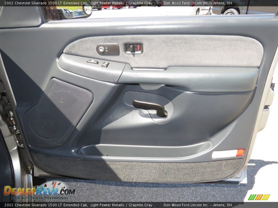 2002 Chevrolet Silverado 1500 LT Extended Cab Light Pewter Metallic / Graphite Gray Photo #21