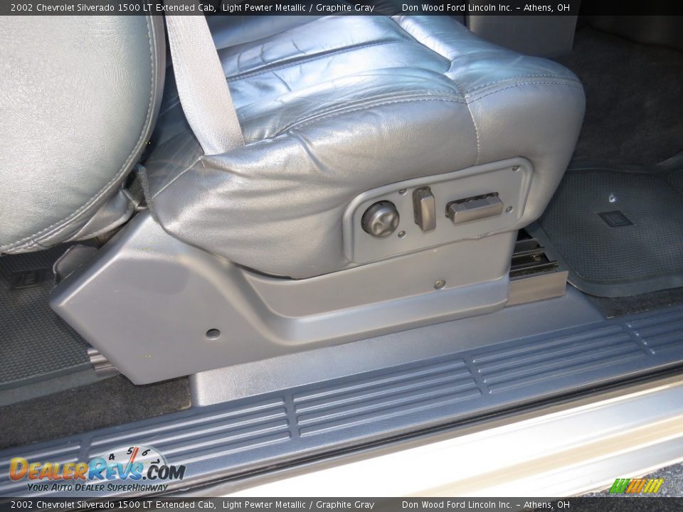2002 Chevrolet Silverado 1500 LT Extended Cab Light Pewter Metallic / Graphite Gray Photo #22
