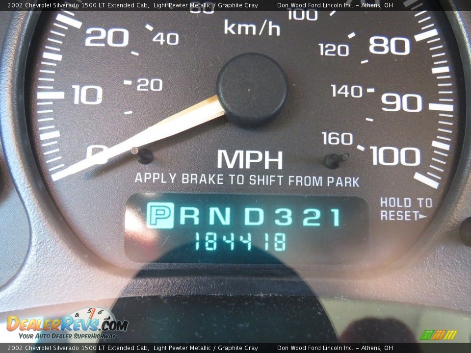 2002 Chevrolet Silverado 1500 LT Extended Cab Light Pewter Metallic / Graphite Gray Photo #25