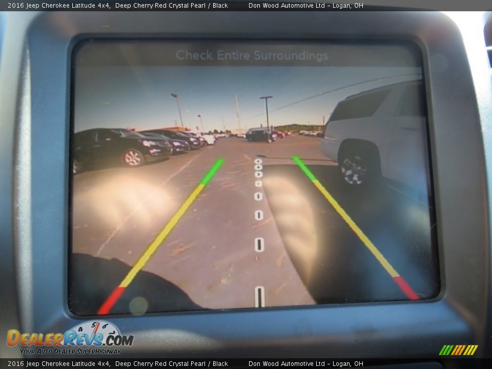2016 Jeep Cherokee Latitude 4x4 Deep Cherry Red Crystal Pearl / Black Photo #2