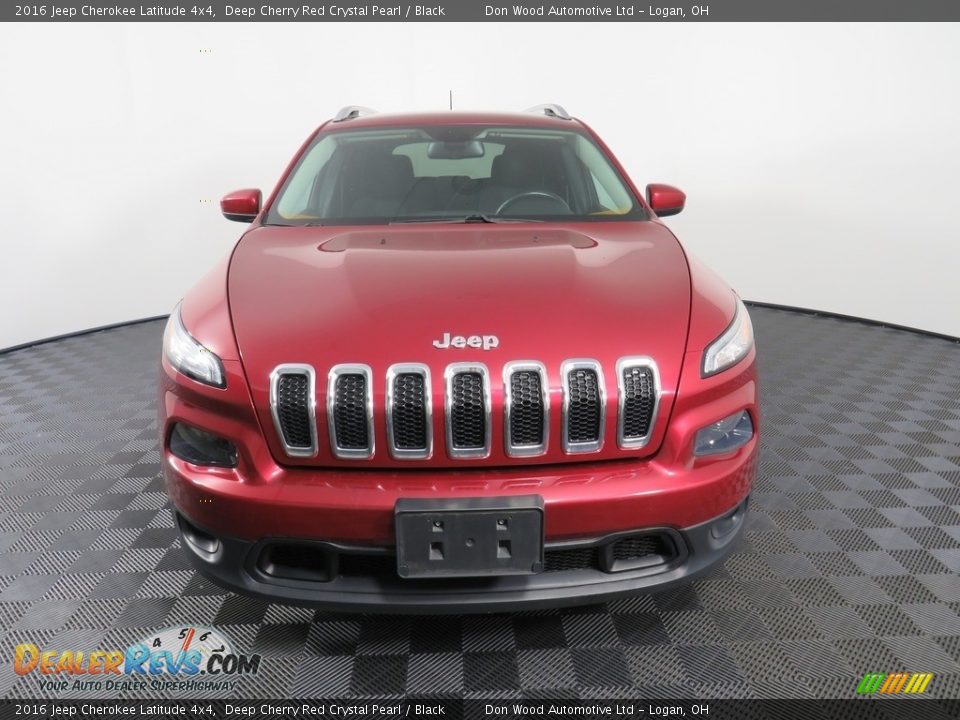 2016 Jeep Cherokee Latitude 4x4 Deep Cherry Red Crystal Pearl / Black Photo #5