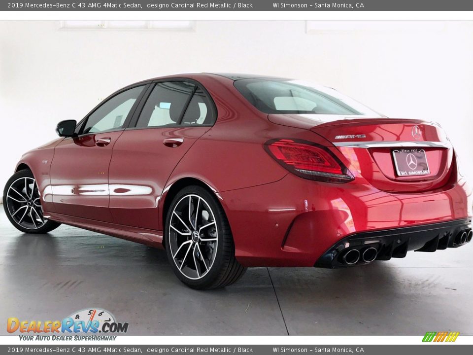 2019 Mercedes-Benz C 43 AMG 4Matic Sedan designo Cardinal Red Metallic / Black Photo #2