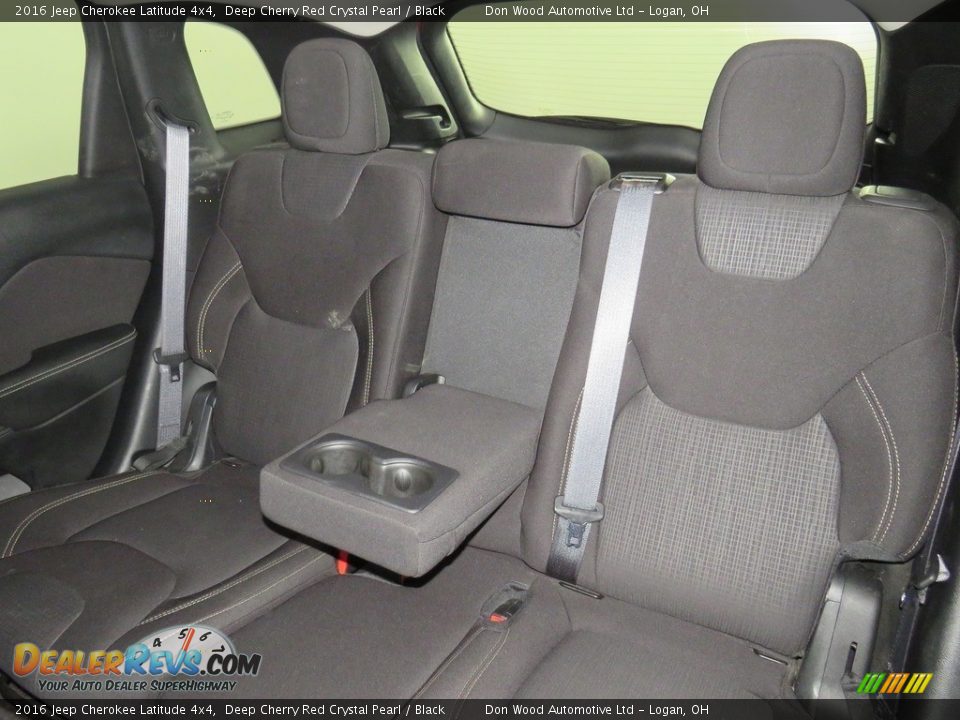 2016 Jeep Cherokee Latitude 4x4 Deep Cherry Red Crystal Pearl / Black Photo #30