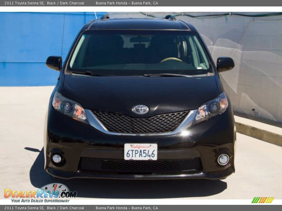 2011 Toyota Sienna SE Black / Dark Charcoal Photo #7